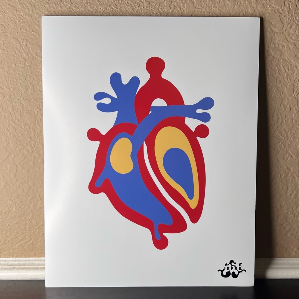 Out of Print Jefrë Anatomical Heart Pop Art Print – Signed Medical  Art, 11 x 14
